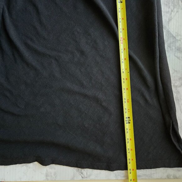 Sonoma Goods For Life® Tie Waist Knit Dress Sz M Black - Picture 11 of 12